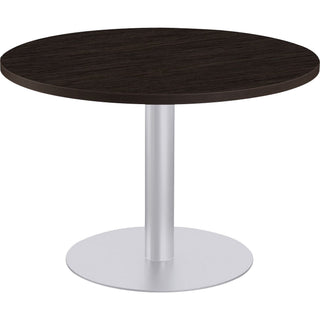 special-t-sienna-cafe-table-for-table-topbrown-round-top-powder-coated-metallic-silver-base-x-125-table-top-thickness-x-36-table-top-diameter-29-height-assembly-required-high-pressure-laminate-hpl-particleboard-top-material-1-ea_sctsien36er - 1