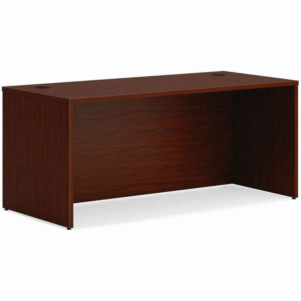 Mod Desk Shell, 66" x 30" x 29", Traditional Mahogany