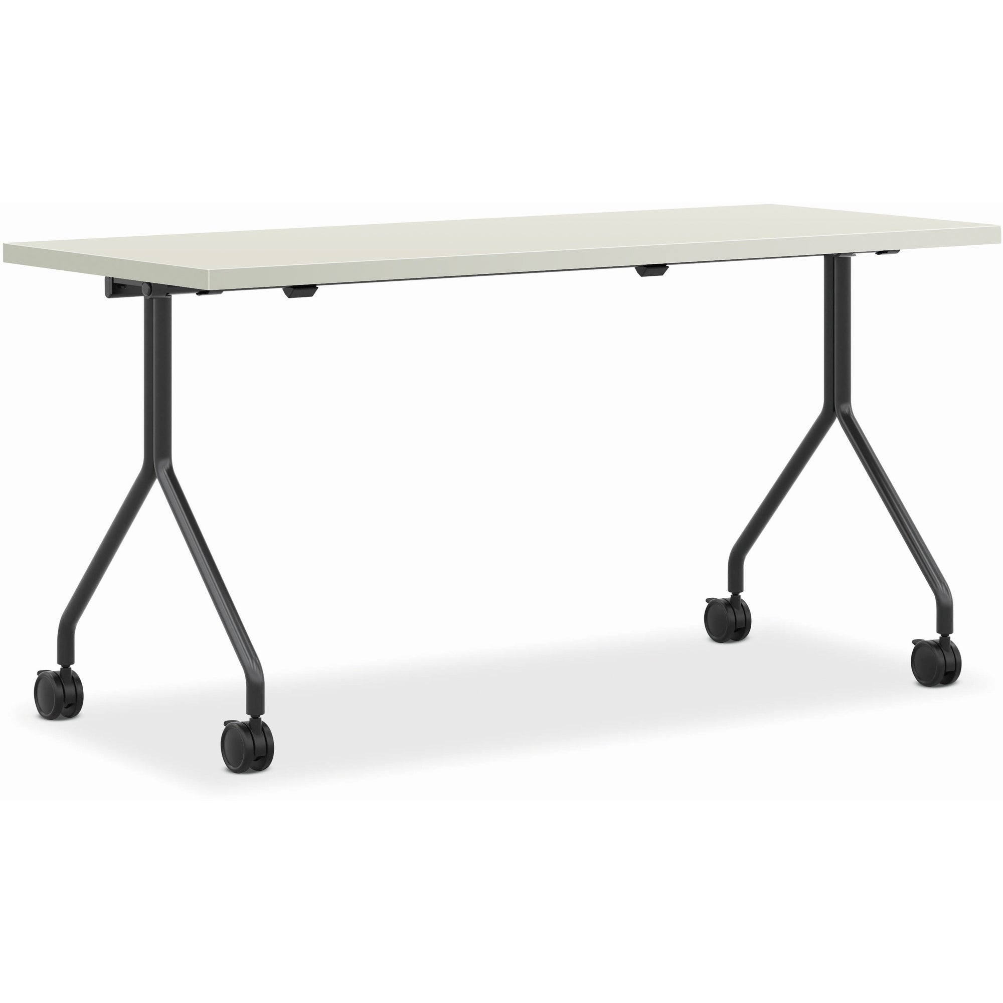 Between Nested Multipurpose Tables, Rectangular, 72w x 24d x 29h, Silver Mesh/Loft