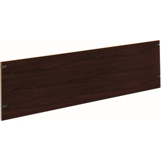 HON 10500 H105856 Back Enclosure - 69.8" x 0.8"18.6" - Flat Edge - Finish: Mahogany
