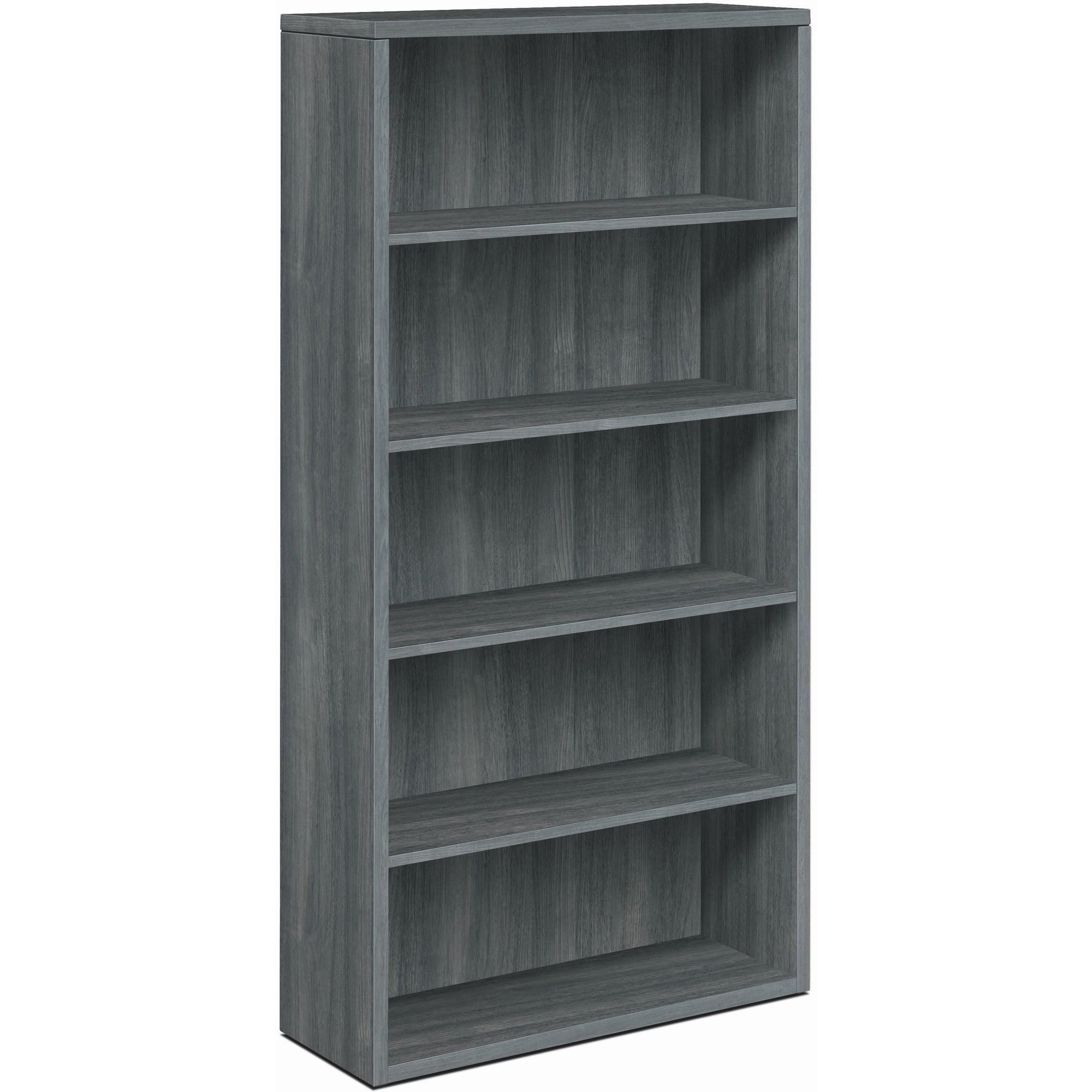 hon-10500-bookcase-36-x-13171-5-shelves-material-laminate-finish-sterling-ash-leveling-glide_hon105535ls1 - 1