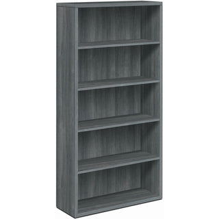 hon-10500-bookcase-36-x-13171-5-shelves-material-laminate-finish-sterling-ash-leveling-glide_hon105535ls1 - 1