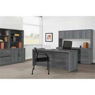 HON 10500 H105904L Pedestal Credenza - 72" x 24"29.5" - 2 x File Drawer(s)Left Side - Finish: Sterling Ash