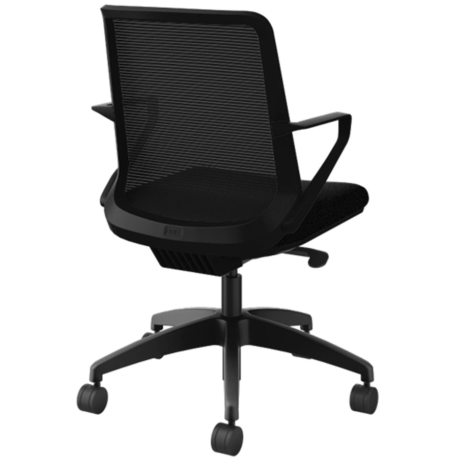 Cliq Office Chair, Supports Up to 300 lb, 17" to 22" Seat Height, Black Seat/Back, Black Base, Ships in 7-10 Business Days