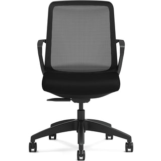 Cliq Office Chair, Supports Up to 300 lb, 17" to 22" Seat Height, Black Seat/Back, Black Base, Ships in 7-10 Business Days