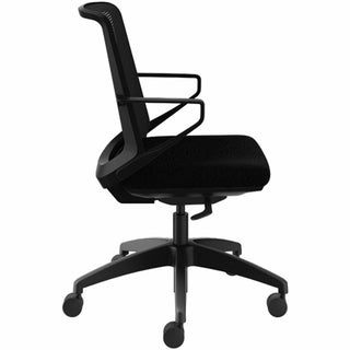Cliq Office Chair, Supports Up to 300 lb, 17" to 22" Seat Height, Black Seat/Back, Black Base, Ships in 7-10 Business Days