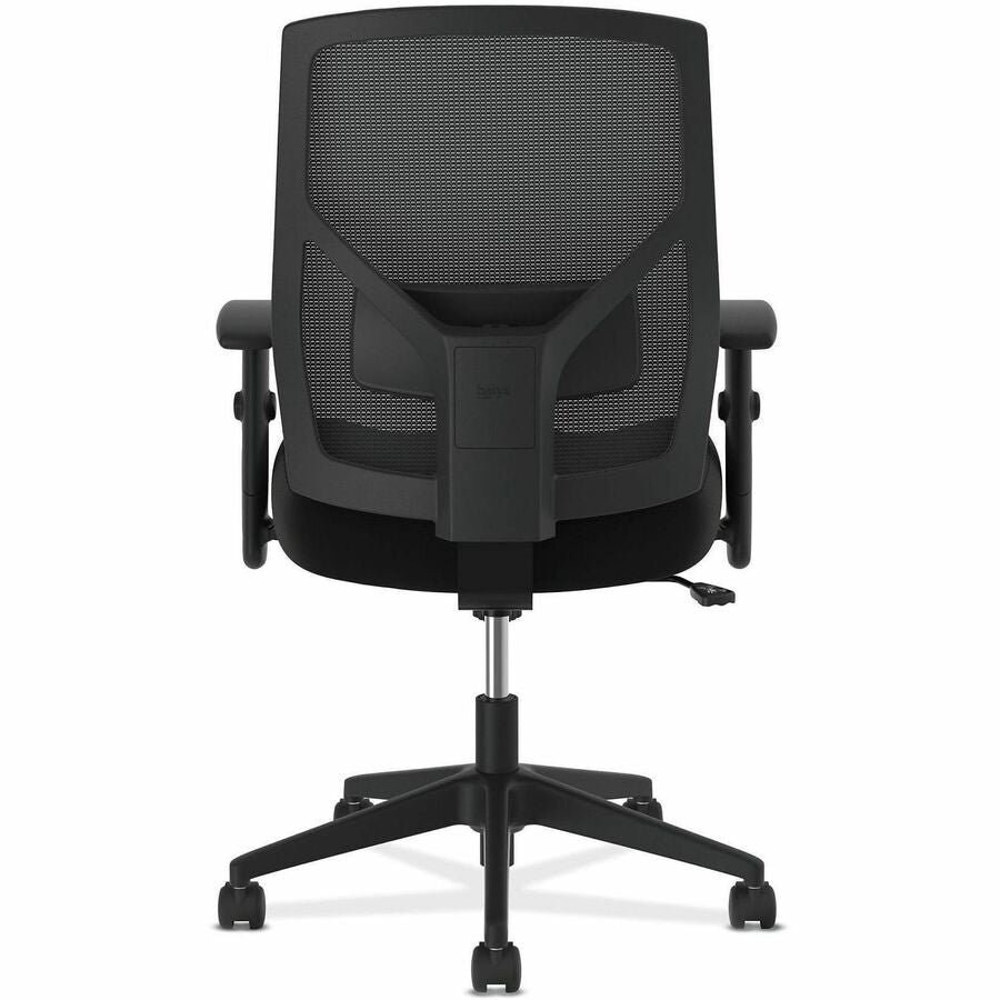 VL581 High-Back Task Chair, Supports Up to 250 lb, 18" to 22" Seat Height, Black
