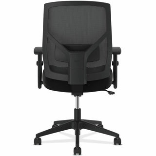 VL581 High-Back Task Chair, Supports Up to 250 lb, 18" to 22" Seat Height, Black