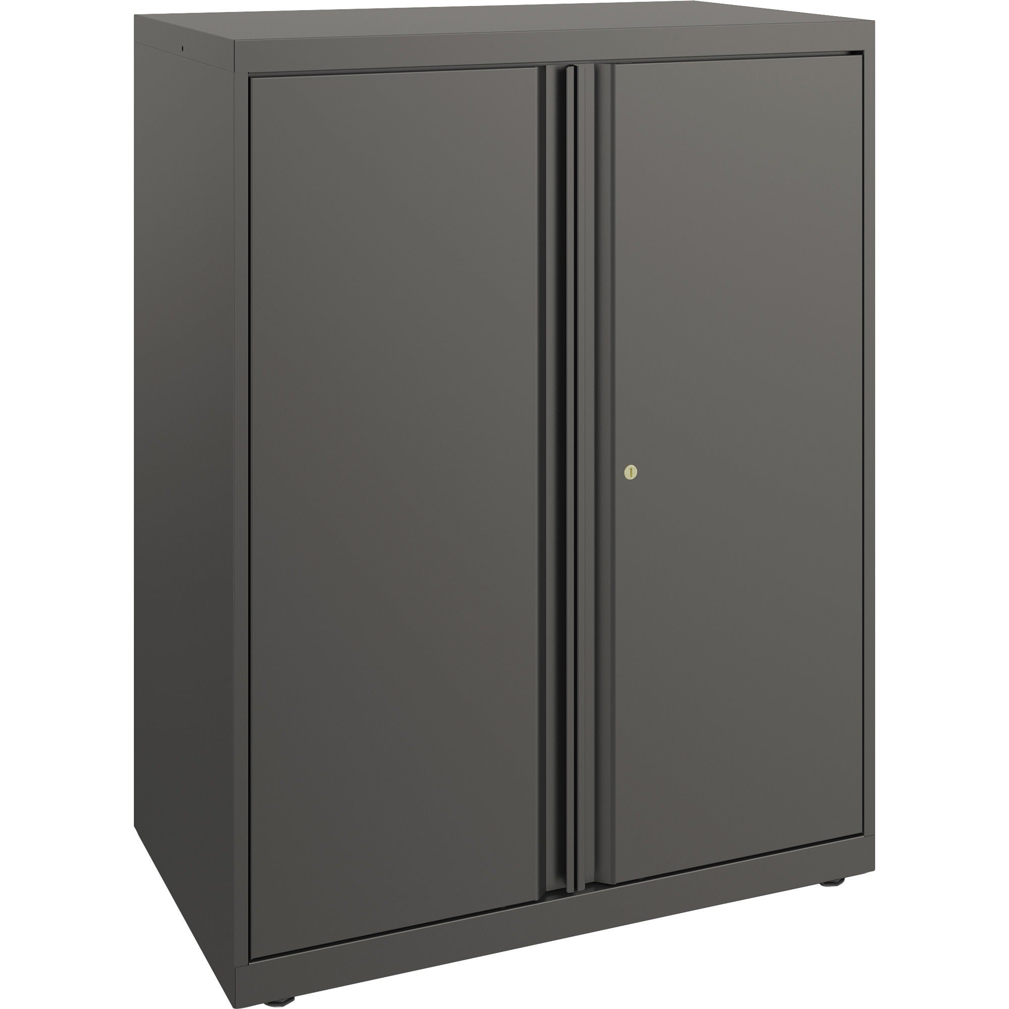 hon-flagship-hfmsc183930rwb-storage-cabinet-30-x-39-lockable-leveling-glide-removable-lock-key-lock-modular-charcoal-charcoal_honsc183930lgs - 2