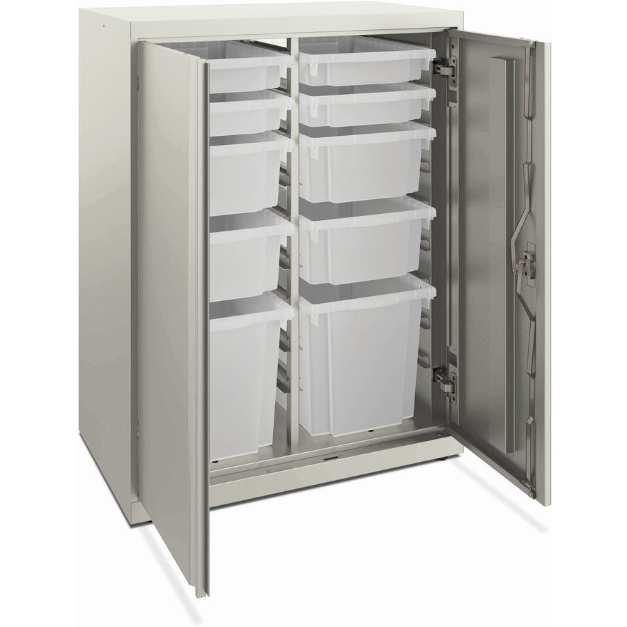 hon-flagship-hfmsc183930rwb-storage-cabinet-30-x-39-lockable-leveling-glide-removable-lock-key-lock-modular-loft-loft_honsc183930lglo - 3