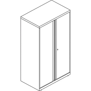 hon-flagship-hfmsc185230rwb-storage-cabinet-30-x-52-lockable-leveling-glide-removable-lock-key-lock-modular-loft-loft_honsc185230lglo - 2