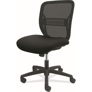 Gateway Mid-Back Task Chair, Supports Up to 250 lb, 17" to 22" Seat Height, Black