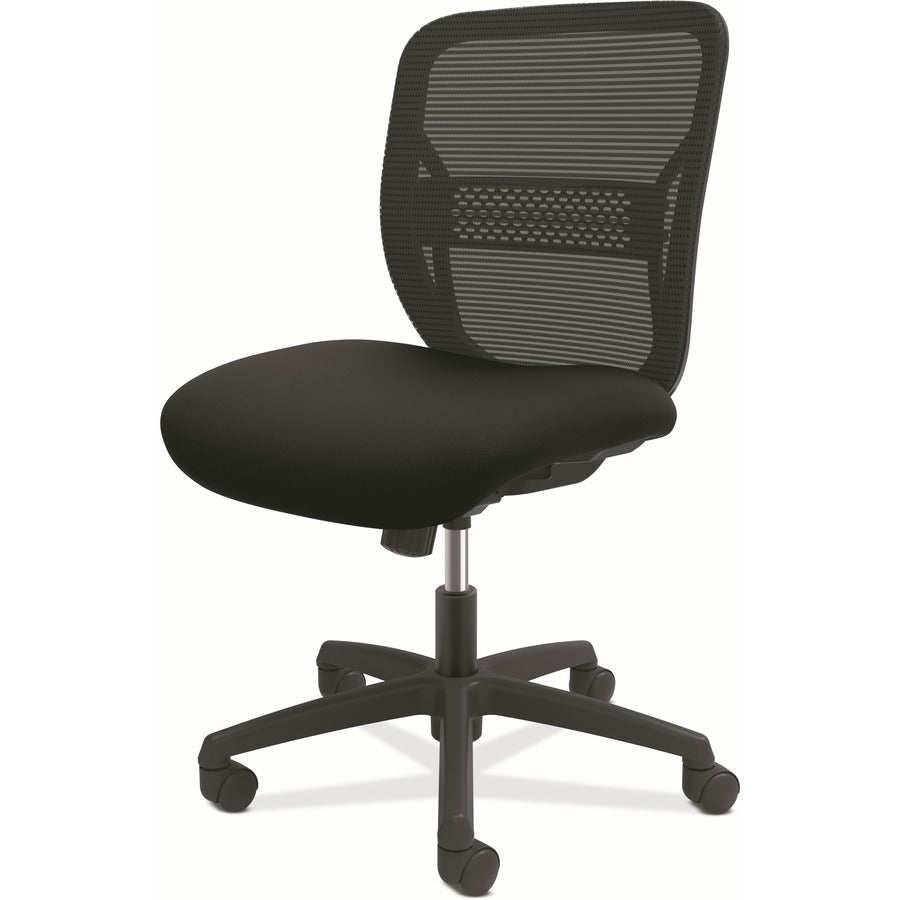 Gateway Mid-Back Task Chair, Supports Up to 250 lb, 17" to 22" Seat Height, Black