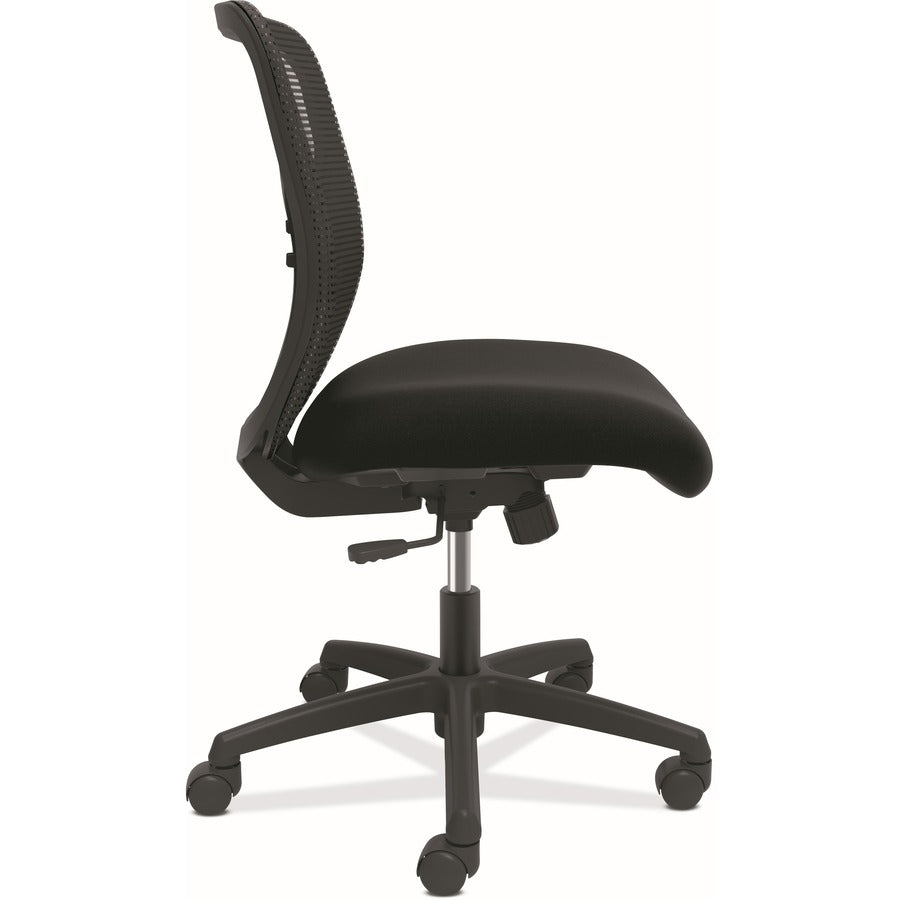 Gateway Mid-Back Task Chair, Supports Up to 250 lb, 17" to 22" Seat Height, Black