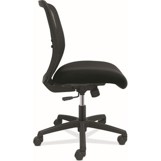 Gateway Mid-Back Task Chair, Supports Up to 250 lb, 17" to 22" Seat Height, Black