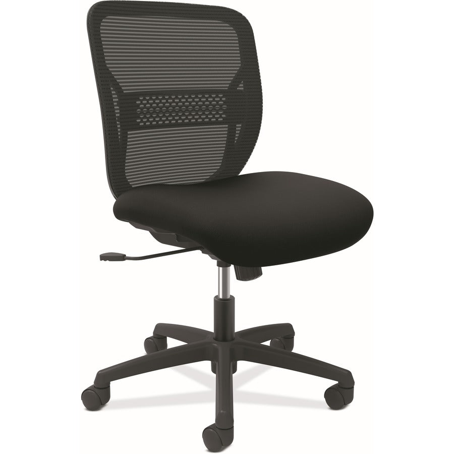 Gateway Mid-Back Task Chair, Supports Up to 250 lb, 17" to 22" Seat Height, Black