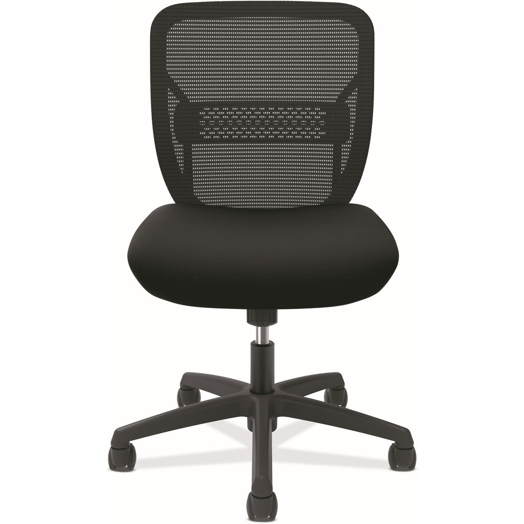 Gateway Mid-Back Task Chair, Supports Up to 250 lb, 17" to 22" Seat Height, Black