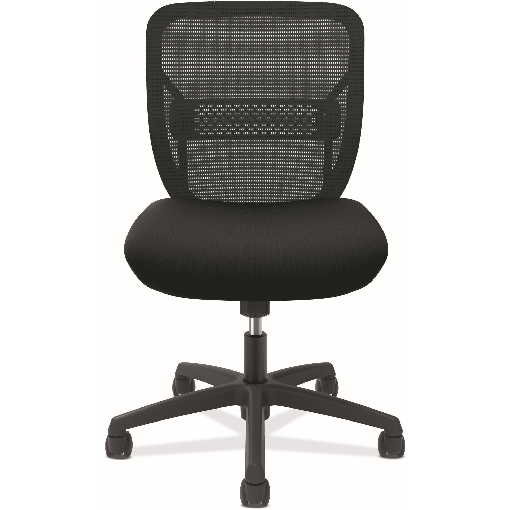 Gateway Mid-Back Task Chair, Supports Up to 250 lb, 17" to 22" Seat Height, Black