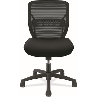 Gateway Mid-Back Task Chair, Supports Up to 250 lb, 17" to 22" Seat Height, Black
