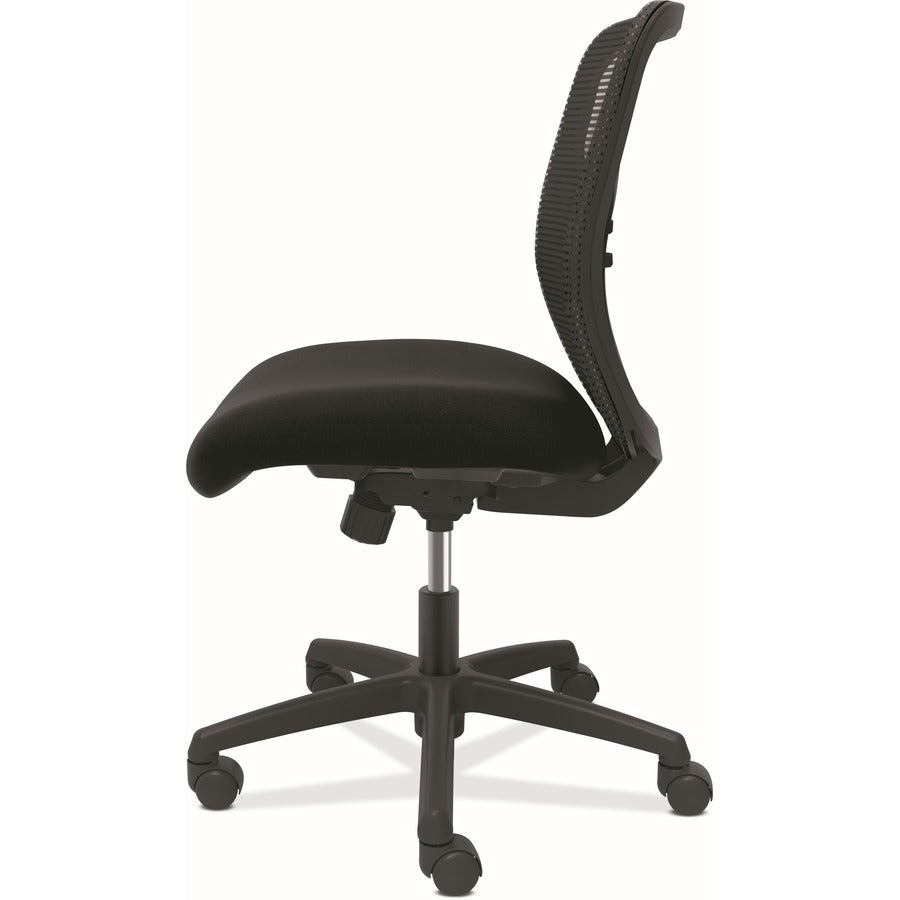 Gateway Mid-Back Task Chair, Supports Up to 250 lb, 17" to 22" Seat Height, Black