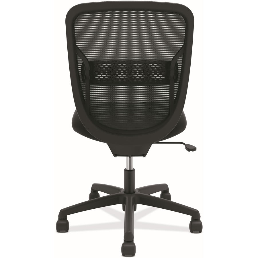 Gateway Mid-Back Task Chair, Supports Up to 250 lb, 17" to 22" Seat Height, Black