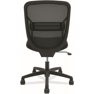 Gateway Mid-Back Task Chair, Supports Up to 250 lb, 17" to 22" Seat Height, Black