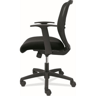 Gateway Mid-Back Task Chair, Supports Up to 250 lb, 17" to 22" Seat Height, Black