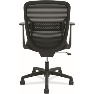 Gateway Mid-Back Task Chair, Supports Up to 250 lb, 17" to 22" Seat Height, Black