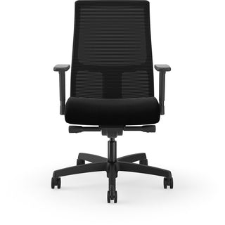 HON Ignition Chair - Black Fabric Seat - Black Mesh Back - Black Frame - Mid Back - 5-star Base - Black