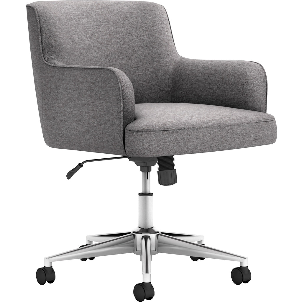 Matter Multipurpose Chair, 23" x 24.8" x 34", Light Gray Seat, Light Gray Back, Chrome Base, Ships in 7-10 Business Days