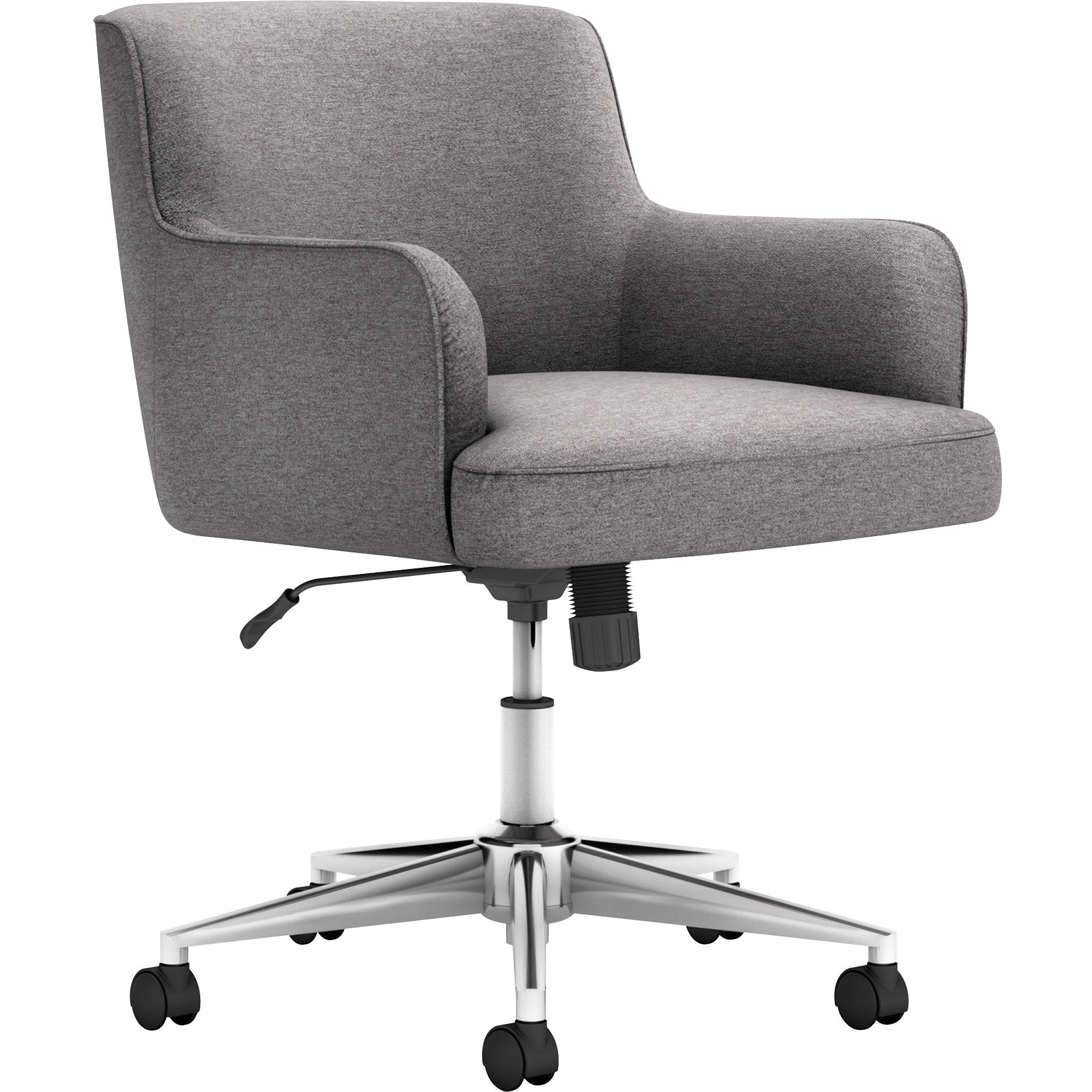 Matter Multipurpose Chair, 23" x 24.8" x 34", Light Gray Seat, Light Gray Back, Chrome Base, Ships in 7-10 Business Days