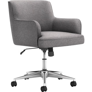 Matter Multipurpose Chair, 23" x 24.8" x 34", Light Gray Seat, Light Gray Back, Chrome Base, Ships in 7-10 Business Days