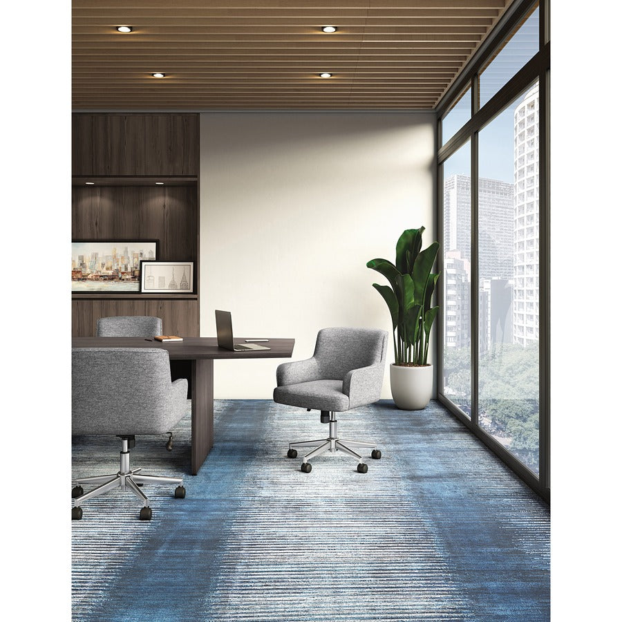 Matter Multipurpose Chair, 23" x 24.8" x 34", Light Gray Seat, Light Gray Back, Chrome Base, Ships in 7-10 Business Days