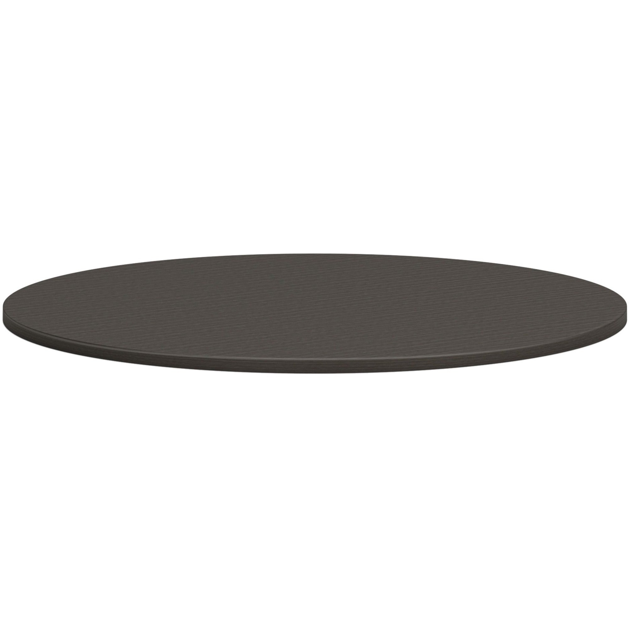 HON Mod HLPLTBL48RND Conference Table Top - 48" - Finish: Slate Teak