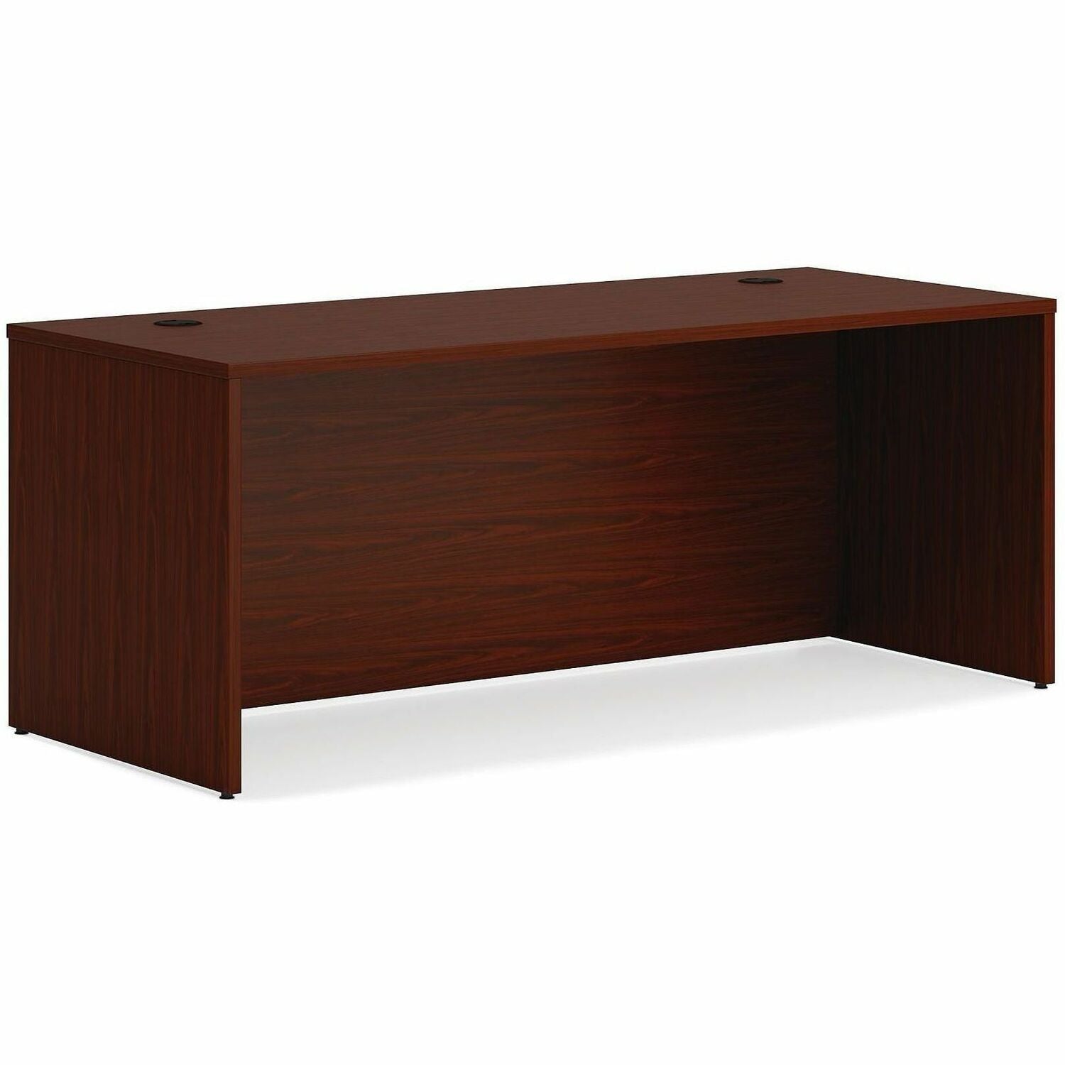 Mod Desk Shell, 72" x 30" x 29", Traditional Mahogany