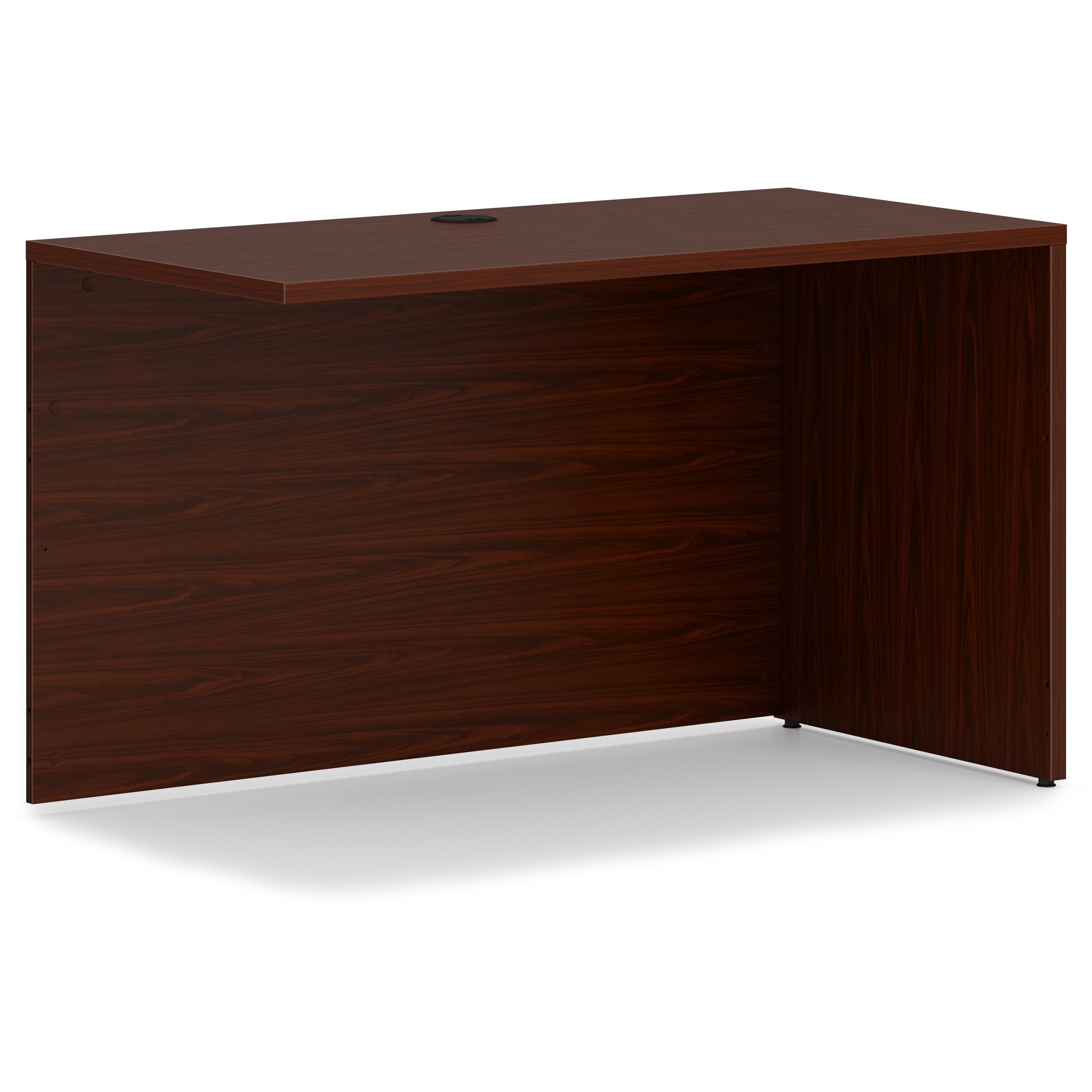 Mod Return Shell, Reversible (Left or Right), 48w x 24d x 29h, Traditional Mahogany