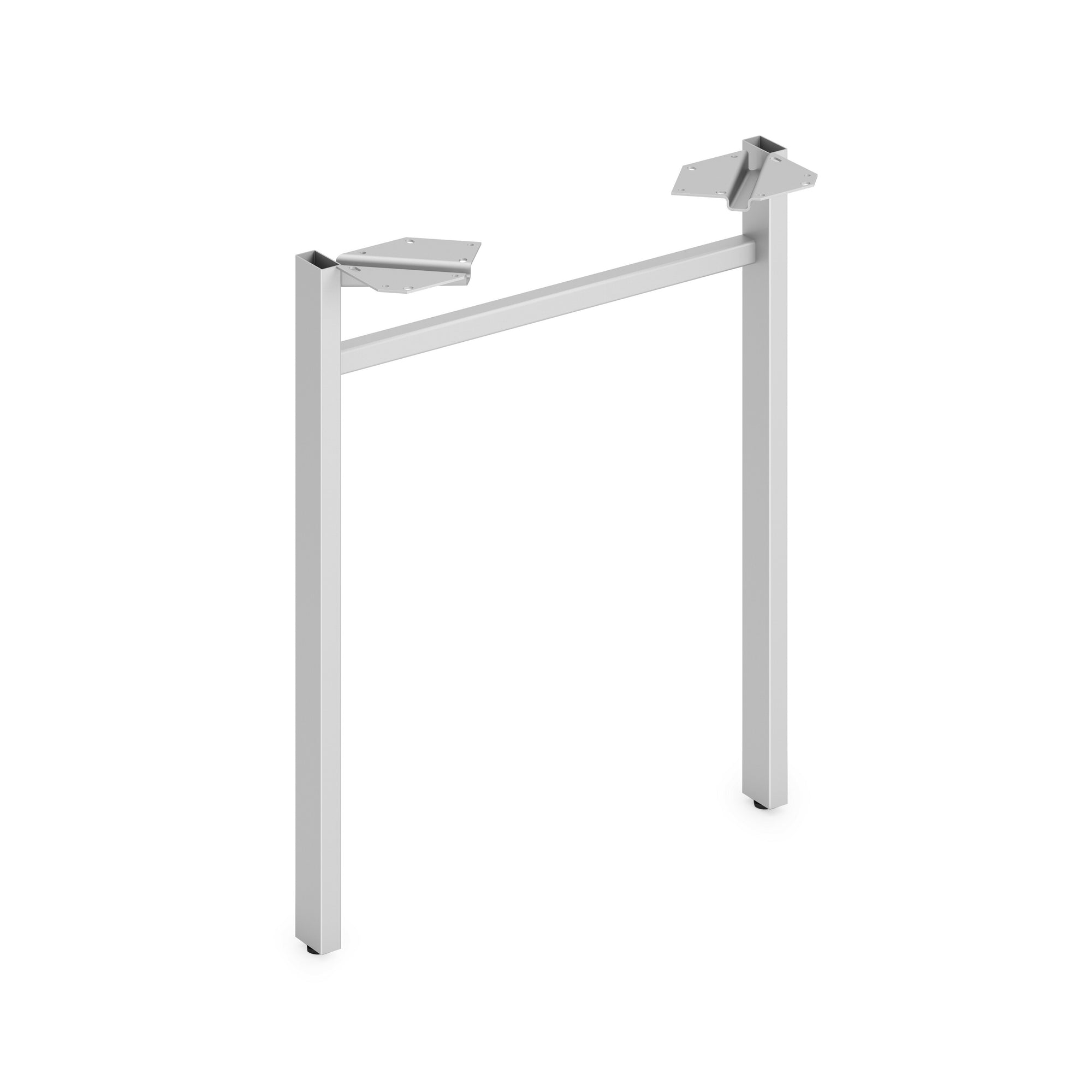 Mod U-Leg, 23.75w x 2d x 27.86h, Silver
