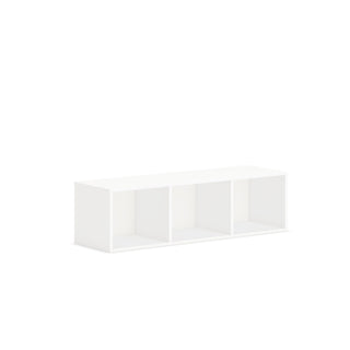 HON Mod Wall Mounted Storage | Open | 48"W | Simply White Finish - 48" x 14"39.8" - Finish: Simply White
