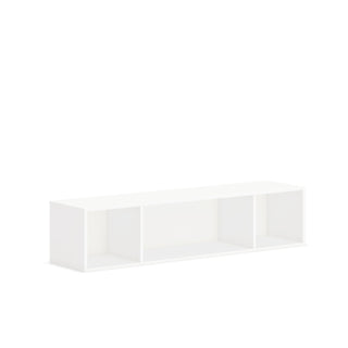 HON Mod Wall Mounted Storage | Open | 60"W | Simply White Finish - 60" x 14"39.8" - Finish: Simply White