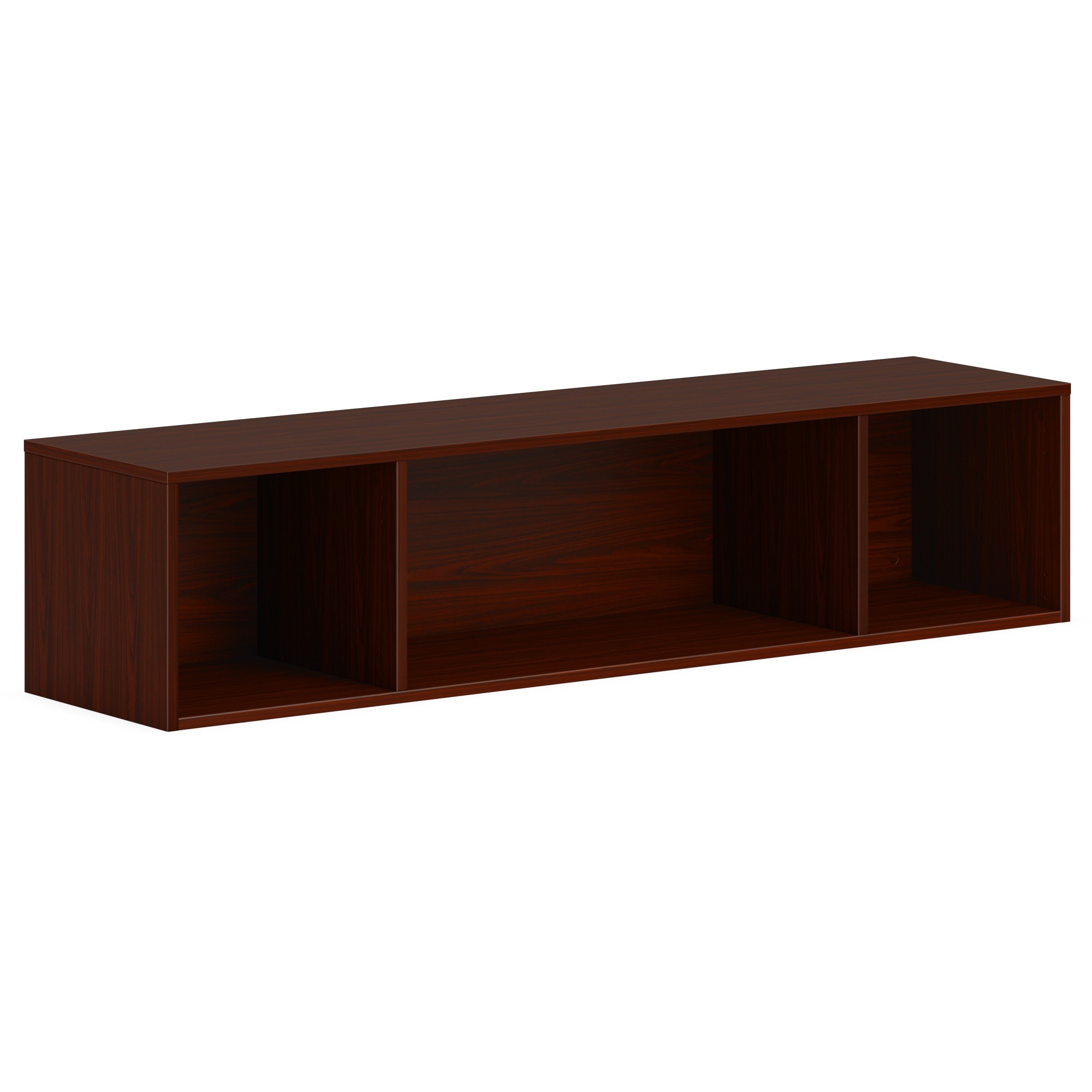 hon-mod-wall-mounted-storage-|-open-|-60w-|-traditional-mahogany-finish-60-x-14398-finish-traditional-mahogany_honplwmh60lt1 - 1