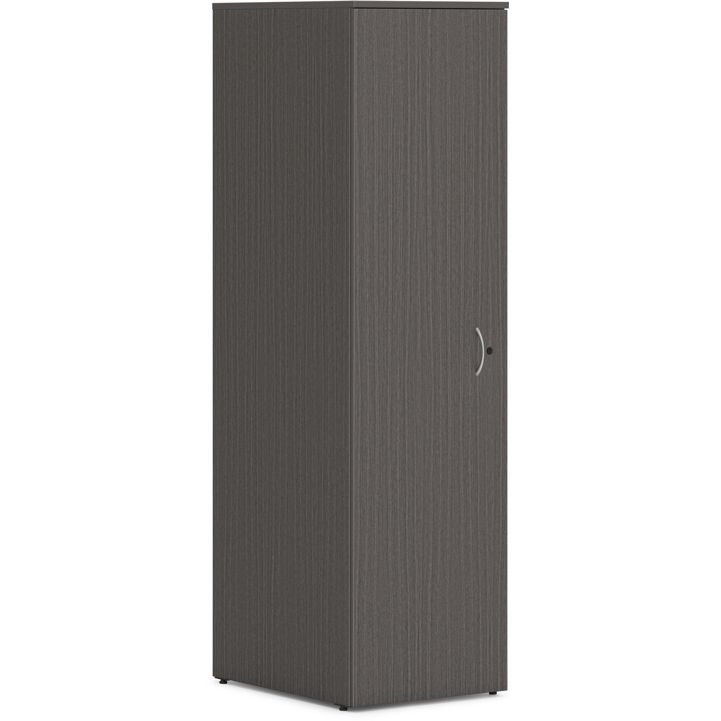 HON Mod HLPLW1824 Storage Cabinet - 18" x 24"65" - Finish: Slate Teak - 1
