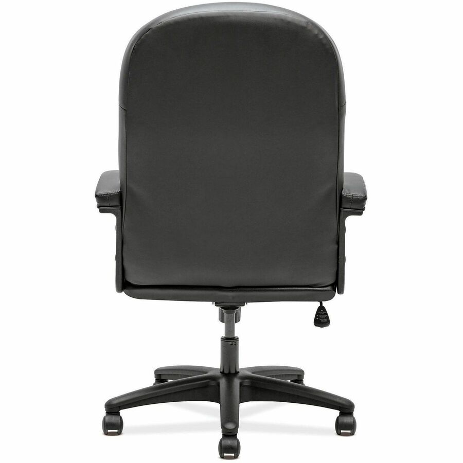 Pillow-Soft 2090 Series Executive High-Back Swivel/Tilt Chair, Supports Up to 250 lb, 16" to 21" Seat Height, Black