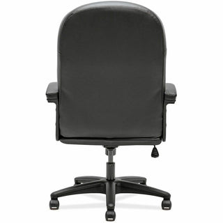 Pillow-Soft 2090 Series Executive High-Back Swivel/Tilt Chair, Supports Up to 250 lb, 16" to 21" Seat Height, Black