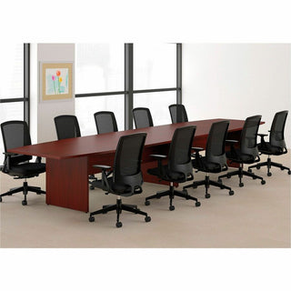HON Preside HTLPBS Conference Table Base - Finish: Mahogany