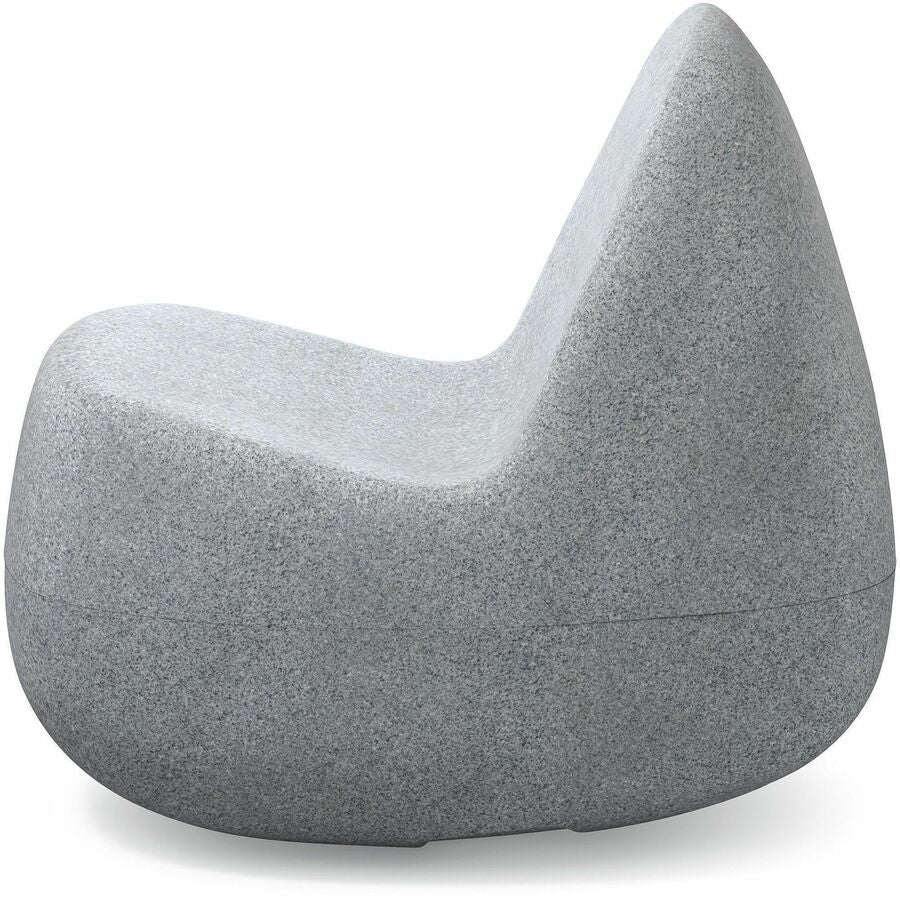 HON Skip Chair - Plastic Seat - Light Gray Plastic Back - Light Gray - Plastic