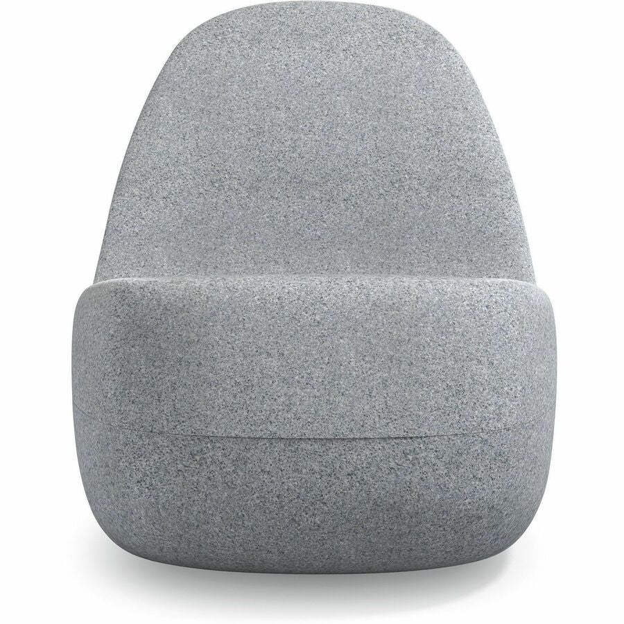 HON Skip Chair - Plastic Seat - Light Gray Plastic Back - Light Gray - Plastic