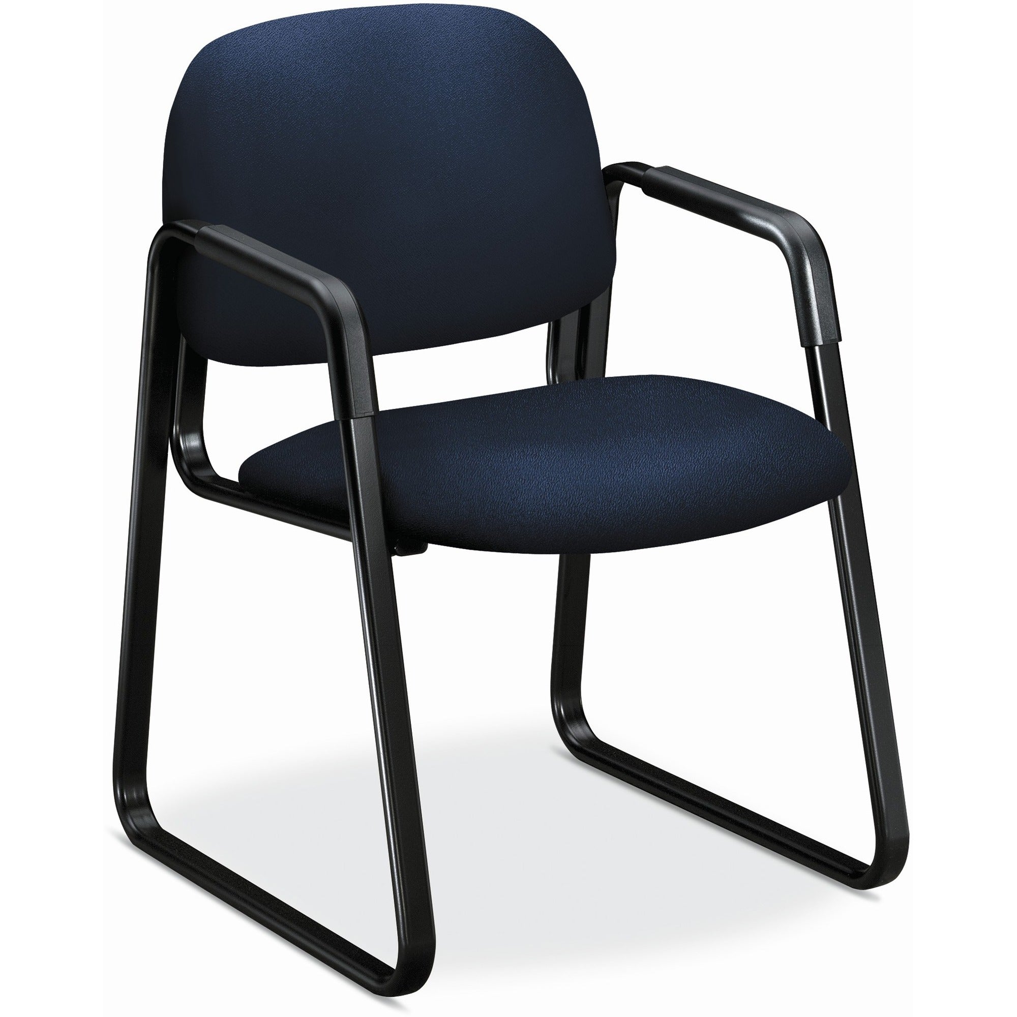 hon-solutions-seating-4000-chair-navy-seat-navy-fabric-back-black-frame-sled-base-navy-armrest_hon4008cu98t - 1