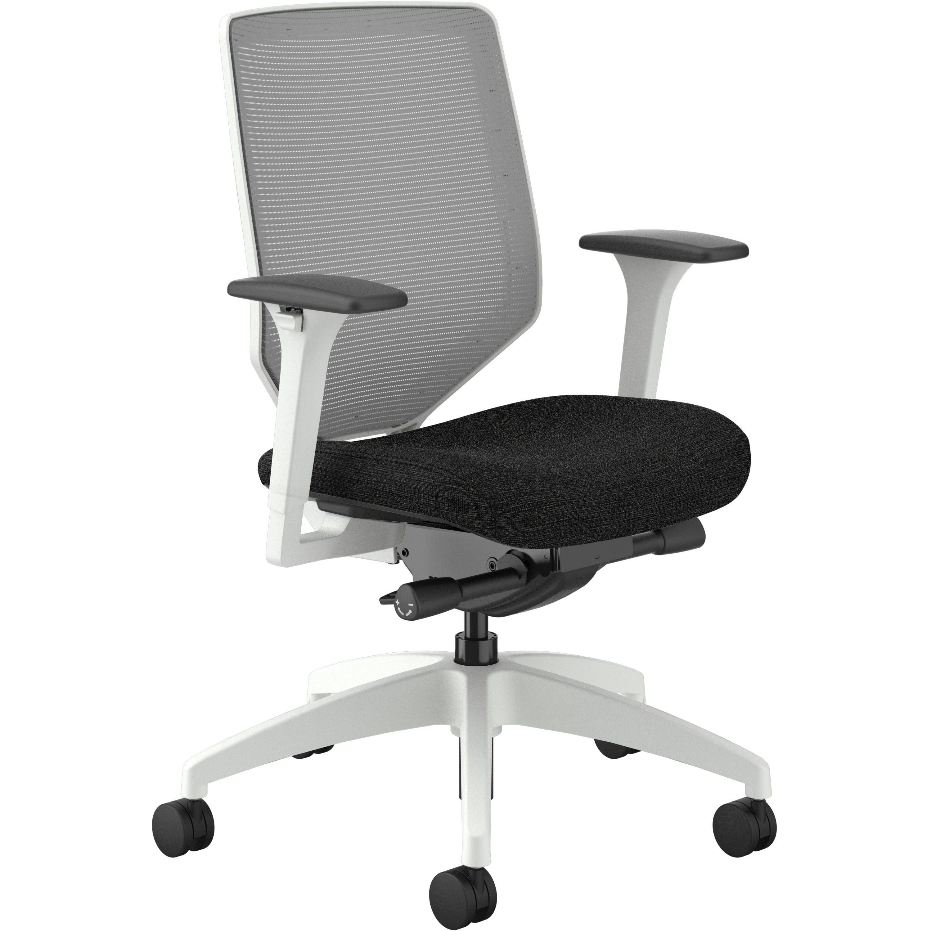 hon-solve-chair-black-fabric-seat-fog-mesh-back-designer-white-frame-mid-back-black_honsvtm2fcp10dw - 1