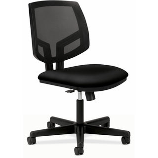 Volt Series Mesh Back Task Chair with Synchro-Tilt, Supports Up to 250 lb, 17.75" to 21.88" Seat Height, Black