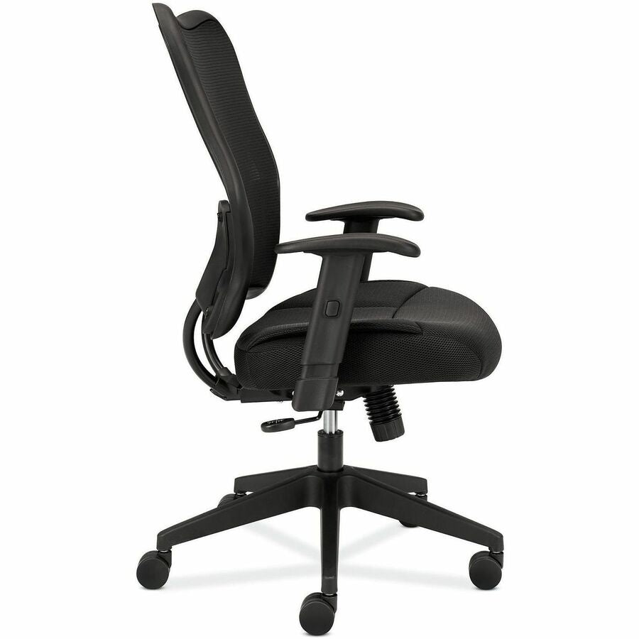 VL702 Mesh High-Back Task Chair, Supports Up to 250 lb, 18.5" to 23.5" Seat Height, Black